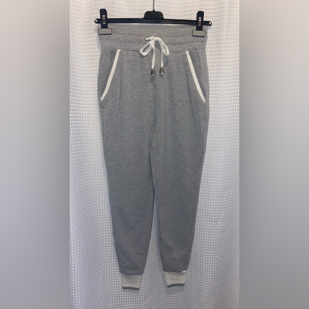 Women’s‎ Iris Setlakwe stretchy Gray bamboo blend super high waist joggers Sz XS